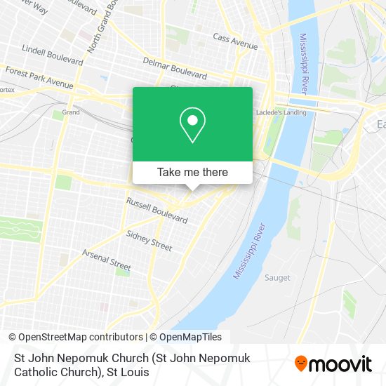 St John Nepomuk Church map