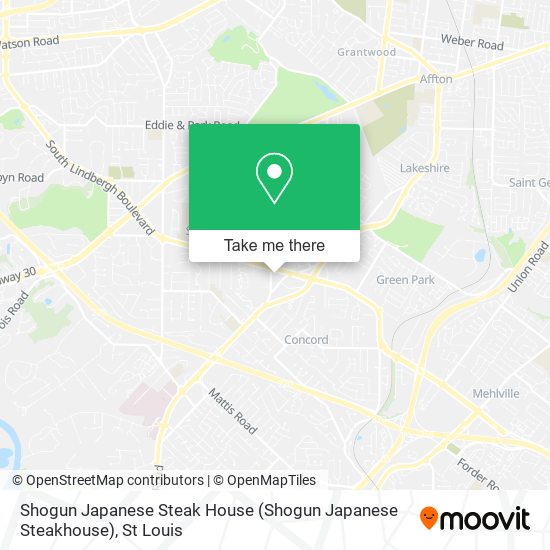 Mapa de Shogun Japanese Steak House (Shogun Japanese Steakhouse)