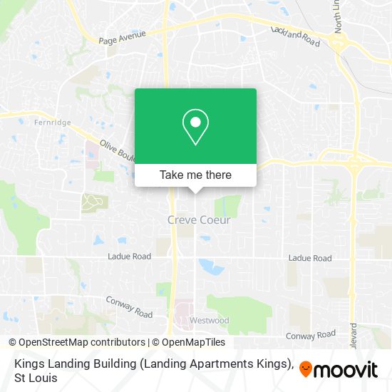 Mapa de Kings Landing Building (Landing Apartments Kings)