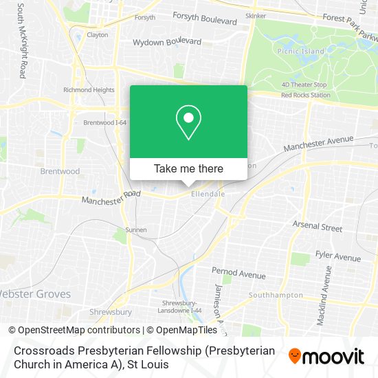 Mapa de Crossroads Presbyterian Fellowship (Presbyterian Church in America A)