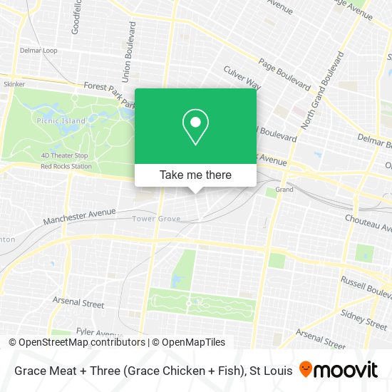 Grace Meat + Three (Grace Chicken + Fish) map