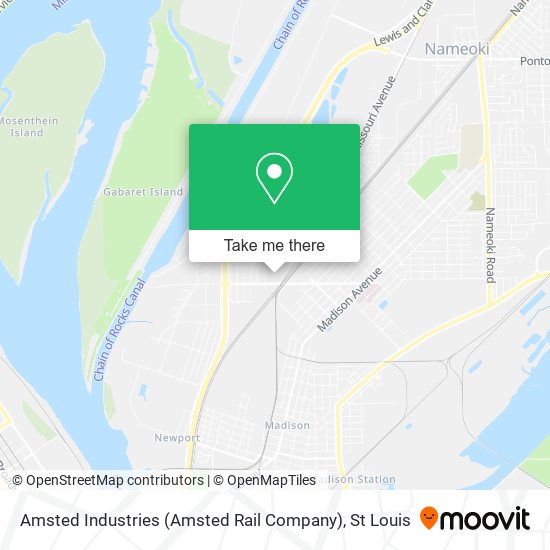 Mapa de Amsted Industries (Amsted Rail Company)