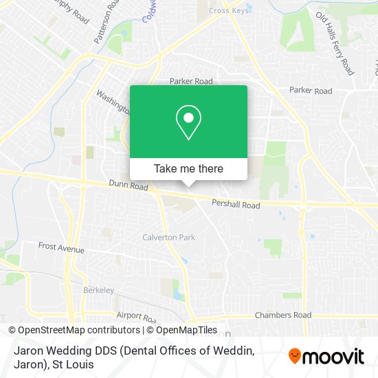 Jaron Wedding DDS (Dental Offices of Weddin, Jaron) map