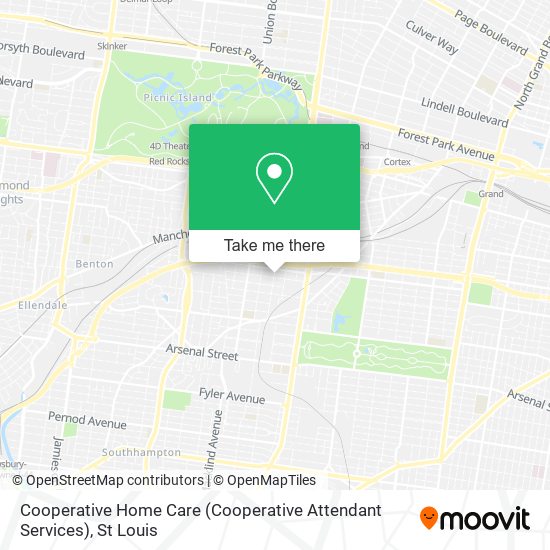 Mapa de Cooperative Home Care (Cooperative Attendant Services)