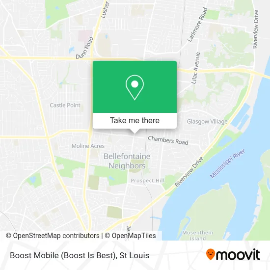 Boost Mobile (Boost Is Best) map