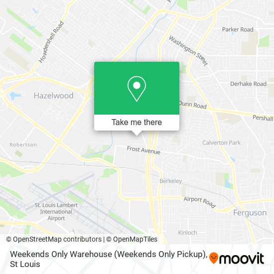 Weekends Only Warehouse (Weekends Only Pickup) map