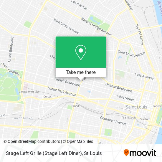 Mapa de Stage Left Grille (Stage Left Diner)