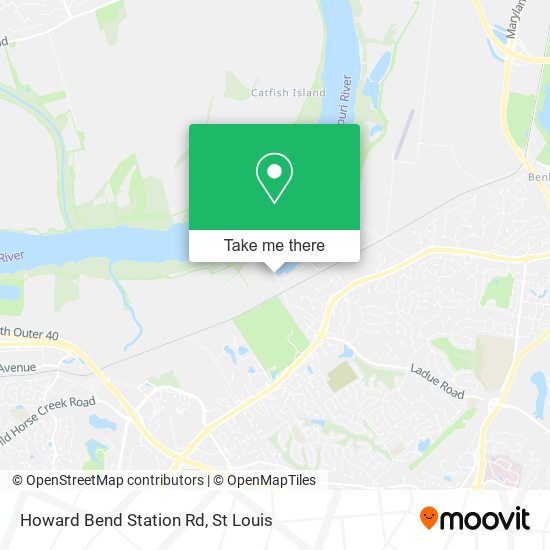 Howard Bend Station Rd map