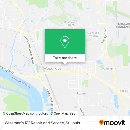 Wiseman's RV Repair and Service map