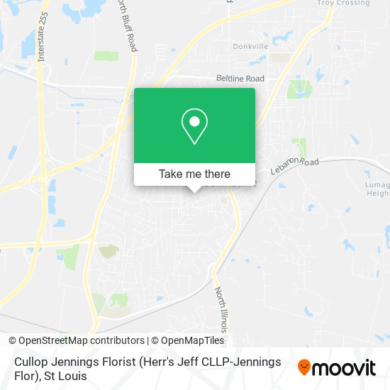 Cullop Jennings Florist (Herr's Jeff CLLP-Jennings Flor) map