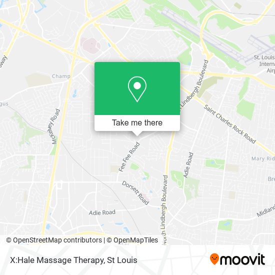 X:Hale Massage Therapy map