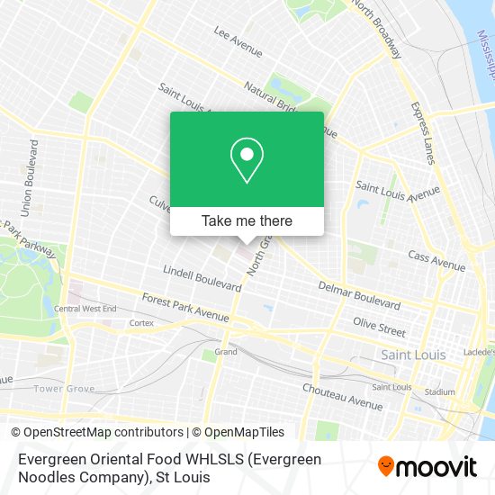 Evergreen Oriental Food WHLSLS (Evergreen Noodles Company) map