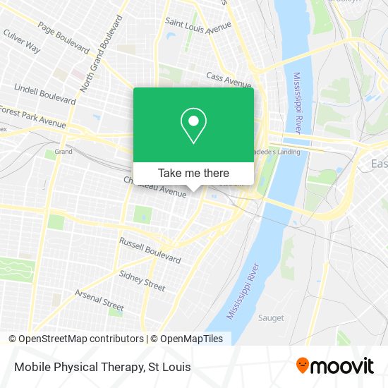Mobile Physical Therapy map