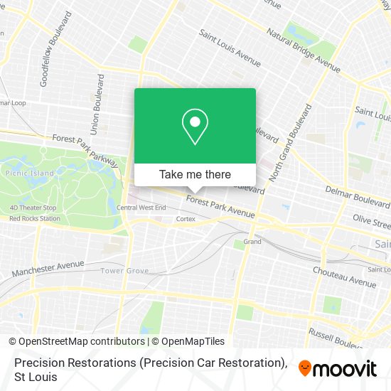 Precision Restorations (Precision Car Restoration) map