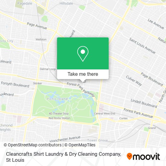 Mapa de Cleancrafts Shirt Laundry & Dry Cleaning Company