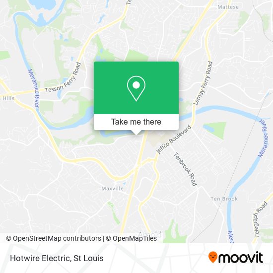 Mapa de Hotwire Electric