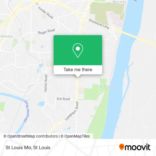 St Louis Mo map