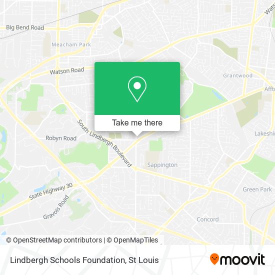 Lindbergh Schools Foundation map