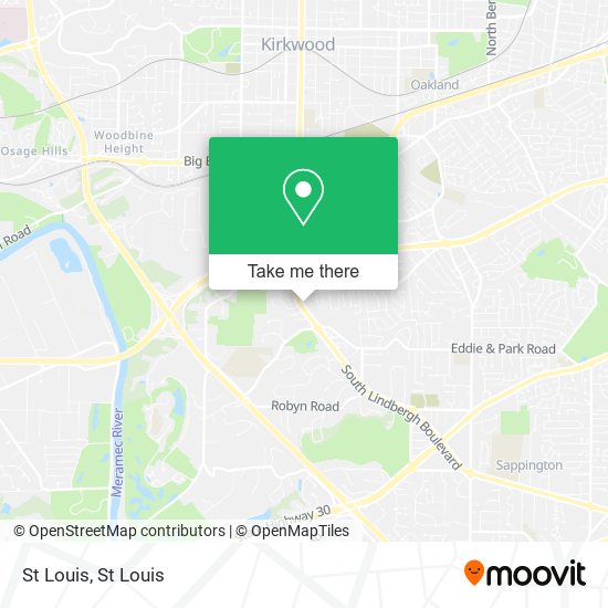 St Louis map