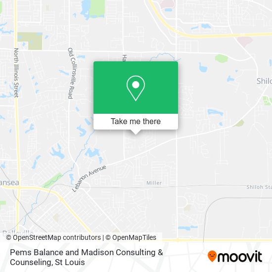 Pems Balance and Madison Consulting & Counseling map