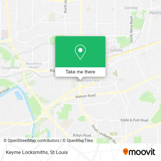 Keyme Locksmiths map