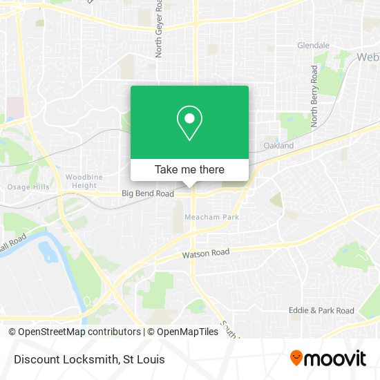 Mapa de Discount Locksmith