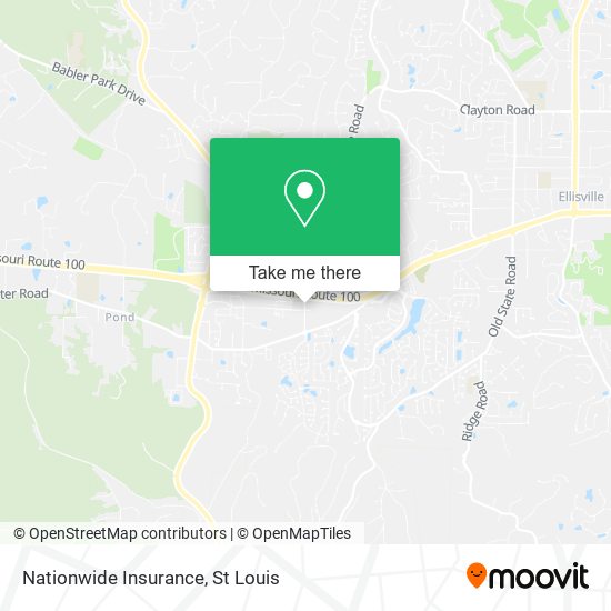 Mapa de Nationwide Insurance