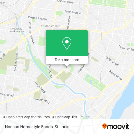 Mapa de Nonna's Homestyle Foods