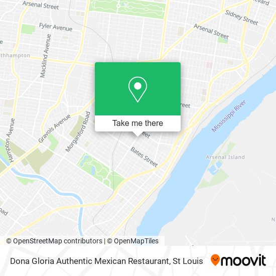 Dona Gloria Authentic Mexican Restaurant map