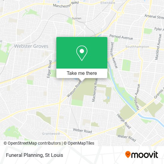 Funeral Planning map