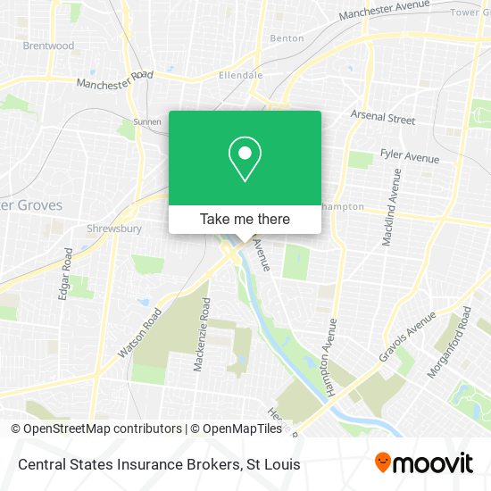 Central States Insurance Brokers map