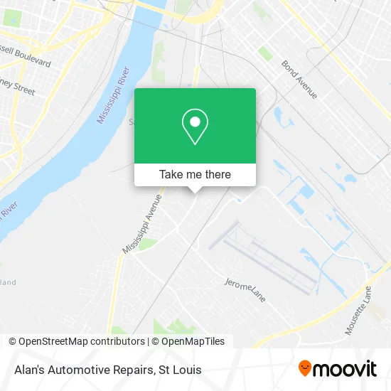 Mapa de Alan's Automotive Repairs