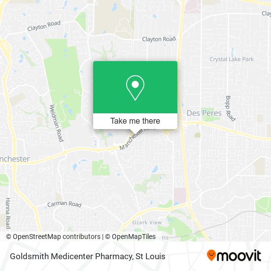 Mapa de Goldsmith Medicenter Pharmacy