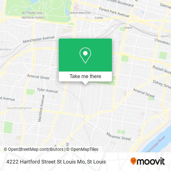 4222 Hartford Street St Louis Mo map