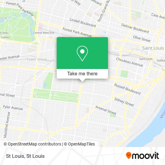 St Louis map