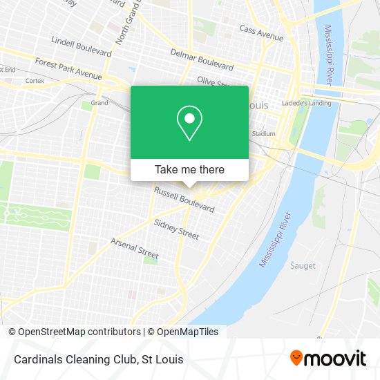 Cardinals Cleaning Club map