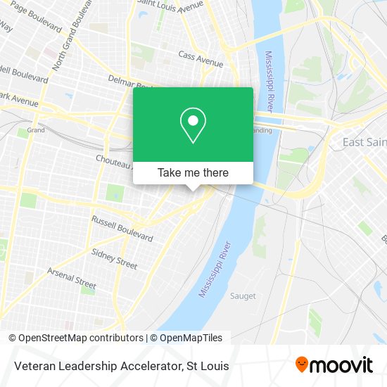 Mapa de Veteran Leadership Accelerator