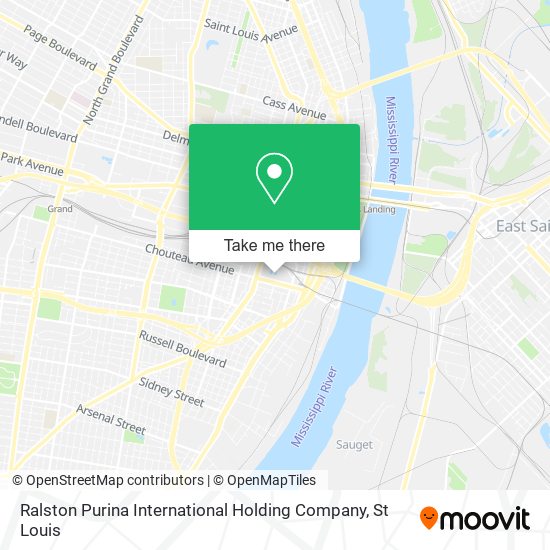Ralston Purina International Holding Company map