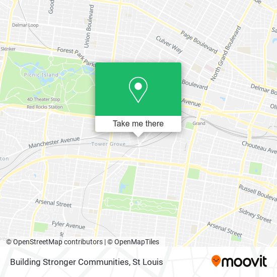 Building Stronger Communities map