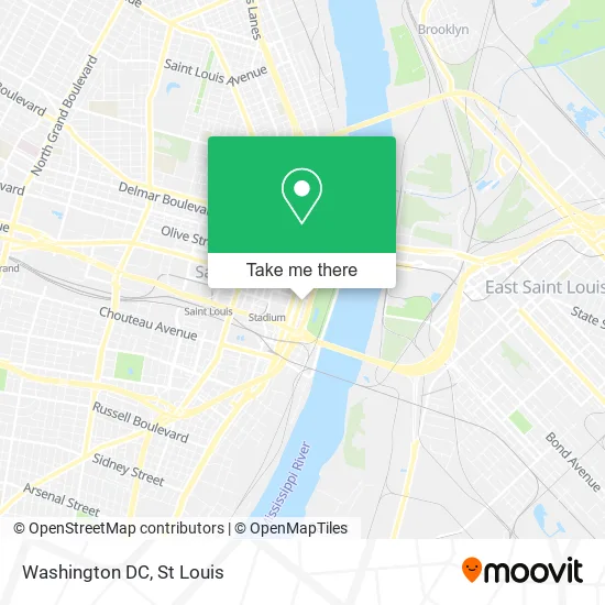 Washington DC map