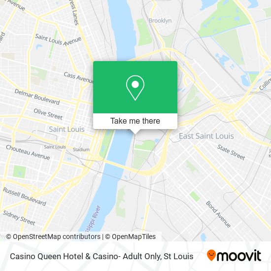 Mapa de Casino Queen Hotel & Casino- Adult Only