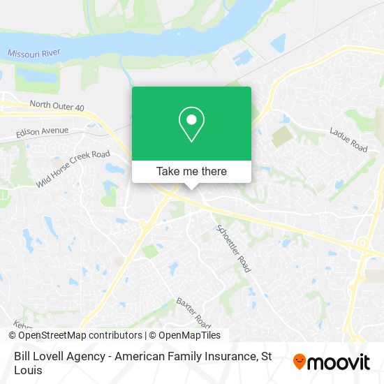 Mapa de Bill Lovell Agency - American Family Insurance