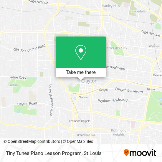 Tiny Tunes Piano Lesson Program map