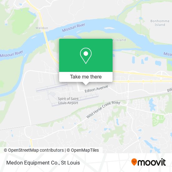 Medon Equipment Co. map