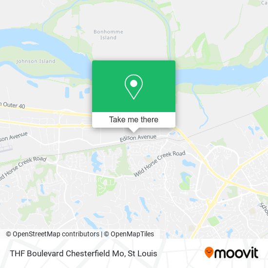 Mapa de THF Boulevard Chesterfield Mo