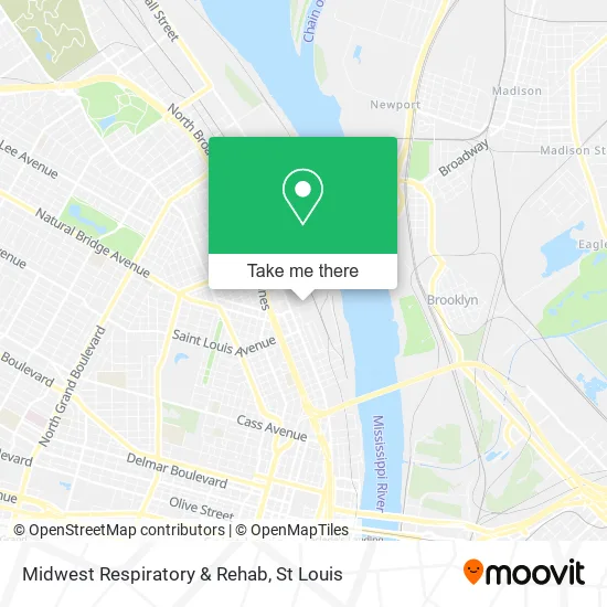 Midwest Respiratory & Rehab map