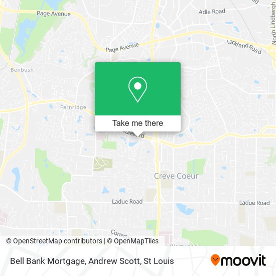 Mapa de Bell Bank Mortgage, Andrew Scott