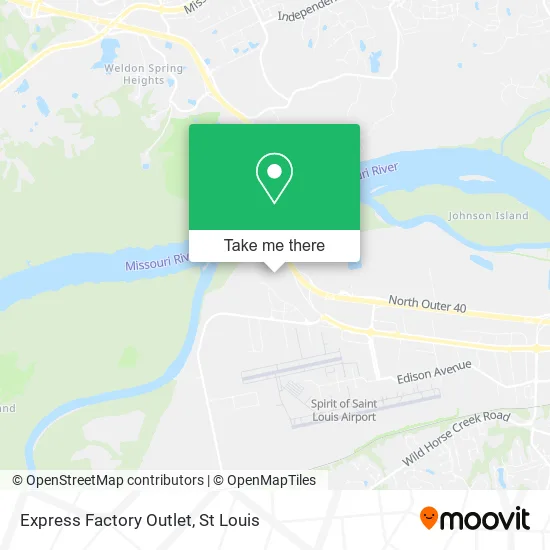 Express Factory Outlet map