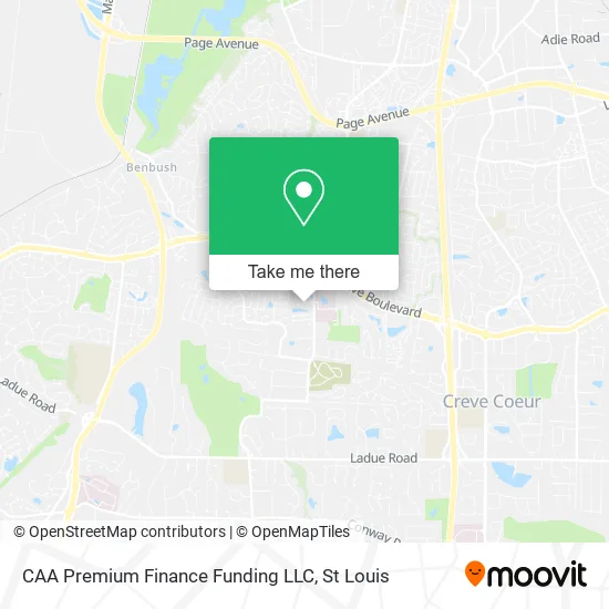 Mapa de CAA Premium Finance Funding LLC