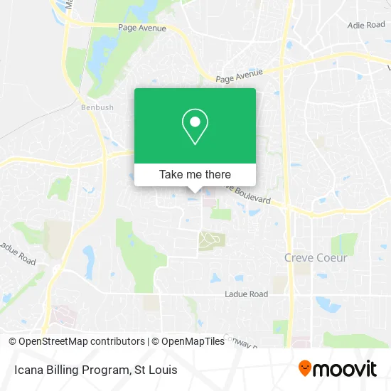 Mapa de Icana Billing Program